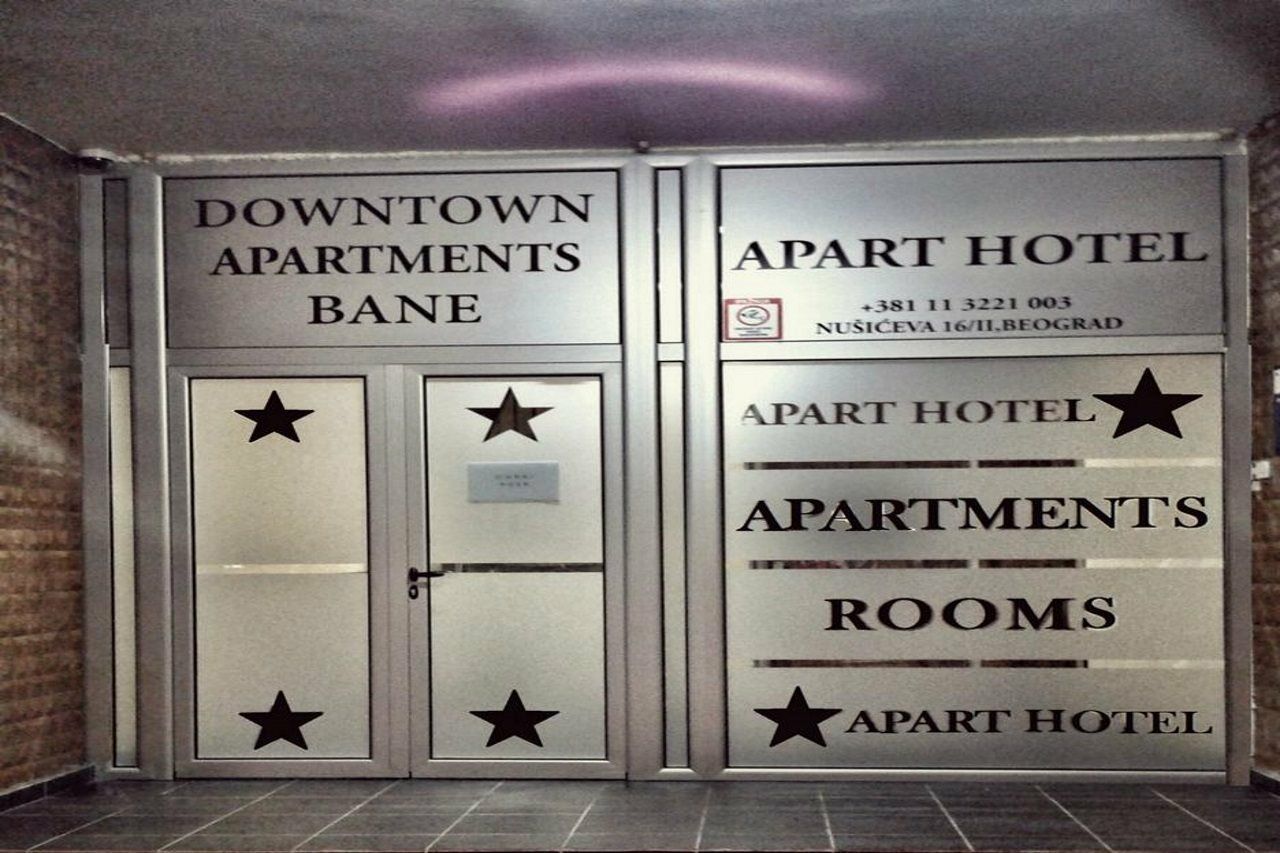 Downtown Apart Hotel Bane Belgrado Buitenkant foto